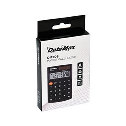 DataMax DM208 Desktop Calculator 8 Digit 2 Power - Theodist