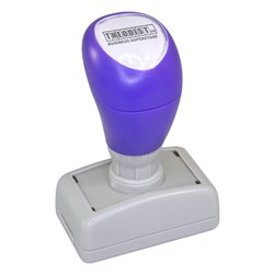 Stamp Pre-Inked Custom Design 22x43mm DM2243 - Theodist
