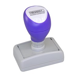 Stamp Pre-Inked Custom Design 32x55mm DM3255 - Theodist