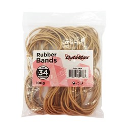 DataMax DM34 No.34 Rubber Bands 60x3.0mm 100g - Theodist