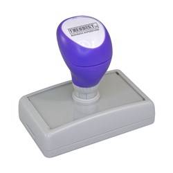 Stamp Pre-Inked Custom Design 43x78mm DM4378 - Theodist