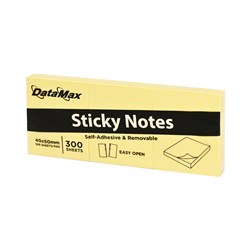 DataMax DM653 Sticky Notes Pastel Yellow, 300 Sheets - Theodist