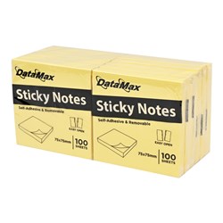 DataMax DM6549YEL Sticky Notes Yellow 12 Pack, 1200 Sheets_1 - Theodist