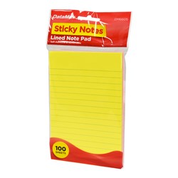 DataMax DM6605 Sticky Notes Lined Note Pad, 100 Sheets - Theodist