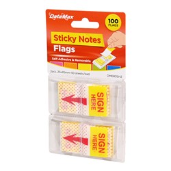 DataMax DM680SH2 Sticky Notes Flags, 50 Sheets/Pad - Theodist