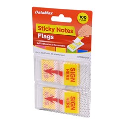 DataMax DM680SH2 Sticky Notes Flags, 50 Sheets/Pad - Theodist