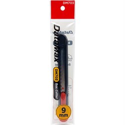 Datamax DM703 Box Cutter Black Steel Blade 9mm - Theodist