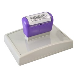 Stamp Pre-Inked Custom Design 78 x 103mm DM78103 - Theodist