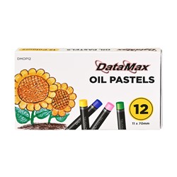DataMax DMOP12 Oil Pastels 12 Colours 11x70mm - Theodist