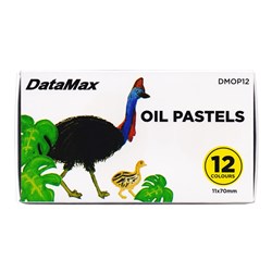 DataMax DMOP12 Oil Pastels 12 Colours 11x70mm - Theodist