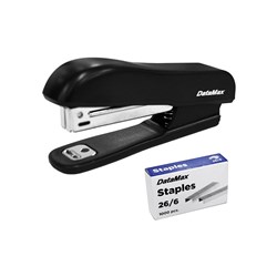 DataMax DMX103 Stapler Kit with No. 10 Staples, 12 Sheets, 55mm - Theodist