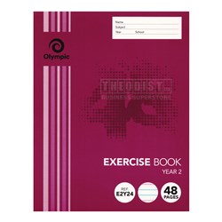Olympic E2Y24 Exercise Book Year 2 48 Pages - Theodist