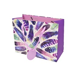 Artwrap E6225 Medium Bag Feathers Purple - Theodist