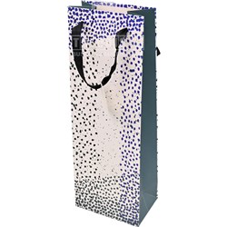 Artwrap E6261 Bottle Gift Bag Spotty 125x85x355mm - Theodist