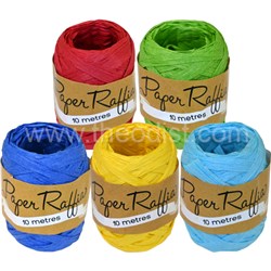 Artwrap E631 Paper Raffia 10m Assorted Clours - Theodist