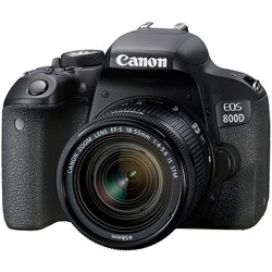 Canon EOS 800D DSLR Camera EF S18-55mm f/4-5.6 IS STM - Theodist