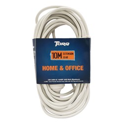 Torq 10M Extension Lead 3 Core 10A Plug & Connector - Theodist