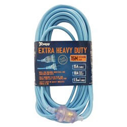 Torq Extra Heavy Duty 15M Extension Lead 2400 Watt - Theodist