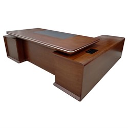 Dious Executive Desk Rome Series, Right - 2425mm X 2105mm x 765mm - Theodist