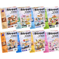 Mini Street View Food Carts Ages 6+ Building Blocks - Theodist
