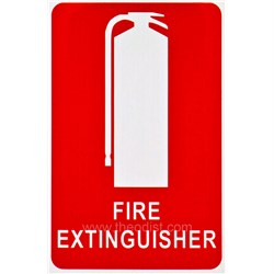 Sandleford FP90125 "FIRE EXTINGUISHER" Safety Sign 225x150mm - Theodist