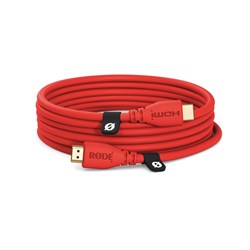 Rode HDMI-3 Premium High Speed Cable (3M/10FT) Red HDMICABLE3M-R - Theodist