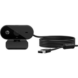 HP 320 FDH Wired USB-A Webcam Black 53X26AA - Theodist