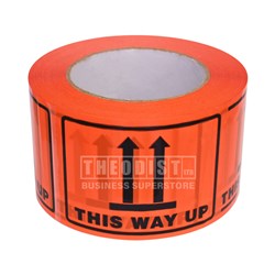 Italplast 1490 This Way Up Label Tape 72x100mm 660pcs - Theodist