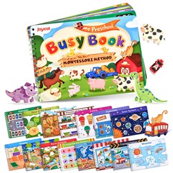 JoyCat Busy Book for Preschool Montessori Method - Theodist