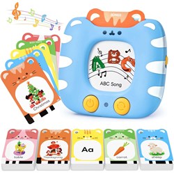 JoyCat Talking Flash Cards, 1 Card Reader, 160 Flash Cards 3 Rings, Charger & Storage Bag - Theodist