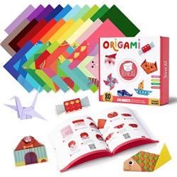 JoyCat Origami Paper Colorful Kit 360 Sheets 80 Projects - Theodist