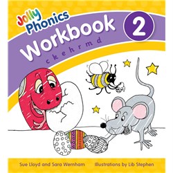 Jolly JL529 Phonics Workbook 2 - c k e h r m d - Theodist