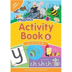 Jolly Phonics Activity Book 6 - y x ch sh th th - Theodist