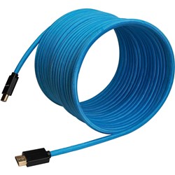 Kondor Blue KB-HDMI-25 HDMI Braided Cable, 4K 30Hz, 4096x2160, 7.6m (25 ft), Blue - Theodist