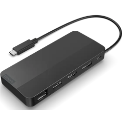 Lenovo 7-IN-1 Hub USB-C Dual Display Travel Docking Station 40B90100AU - Theodist