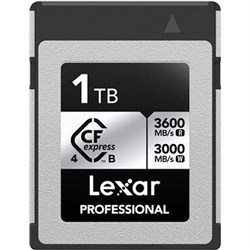 Lexar Professional CFexpress 4.0 1TB Type B Memory Card 3600MBs(R) 3000MBs(W) -SLV/ 0843367135820 - Theodist