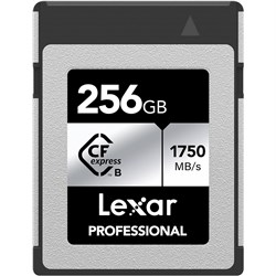 Lexar 256GB Pro CFexpress Type B Memory Card 1750MBs(R) 1300MBs(W), Silver, 843367124596 - Theodist