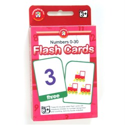Learning Can Be Fun LFC030 Flash Cards Numbers 0-30 Age 3+ - Theodist
