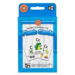 Learning Can Be Fun LFCALPHA Flash Cards Alphabet & Numbers 1-10 Age 3+ - Theodist