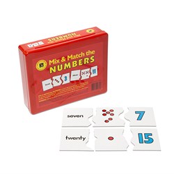 Learning Can Be Fun Mix and Match Number Cards - Theodist