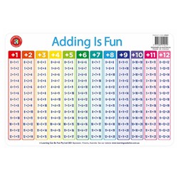 Learning Can Be Fun Adding Is Fun Placemat - Theodist