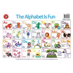 Learning Can Be Fun The Alphabet Is Fun Placemat - Theodist