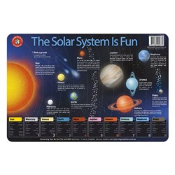 Learning Can Be Fun The Solar System Is Fun Placemat LPMSSP - Theodist