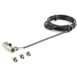 StarTech LTULOCK4D Laptop Cable Lock 4 Digit Combination K-SLOT-NANO-WEDGE 65030882897 - Theodist