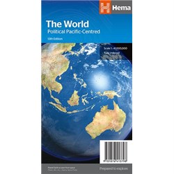 Hema The World Political Pacific-Centred Map 13th Edition - Theodist