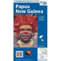 Hema Papua New Guinea Country Map - 3rd Edition - Theodist