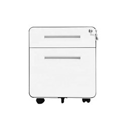 Pedestal MCD2 Curved Arch Edge 1 Drawer 1 Filing - Theodist