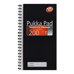 Pukka Pad MES11 Telephone Message Spiral 200 Pages - Theodist