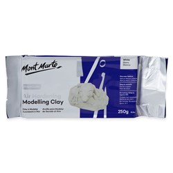Mont Marte Air Hardening Modelling Clay White 250g - Theodist
