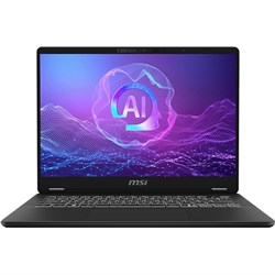 MSI Prestige 14 AI EVO Laptop, 14" FHD, U7 255H, 16GB, 512GB, ARC, Win11 Pro, 6576025 - Theodist